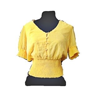 NWT Yellow Blouse